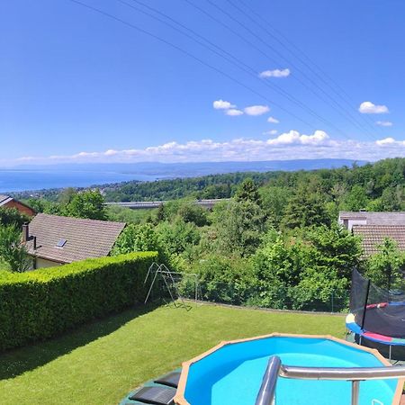Beau Studio Avec Terrasse Et Vue Exclusivement Pour Non Fumeurs Belmont-sur-Lausanne Zewnętrze zdjęcie